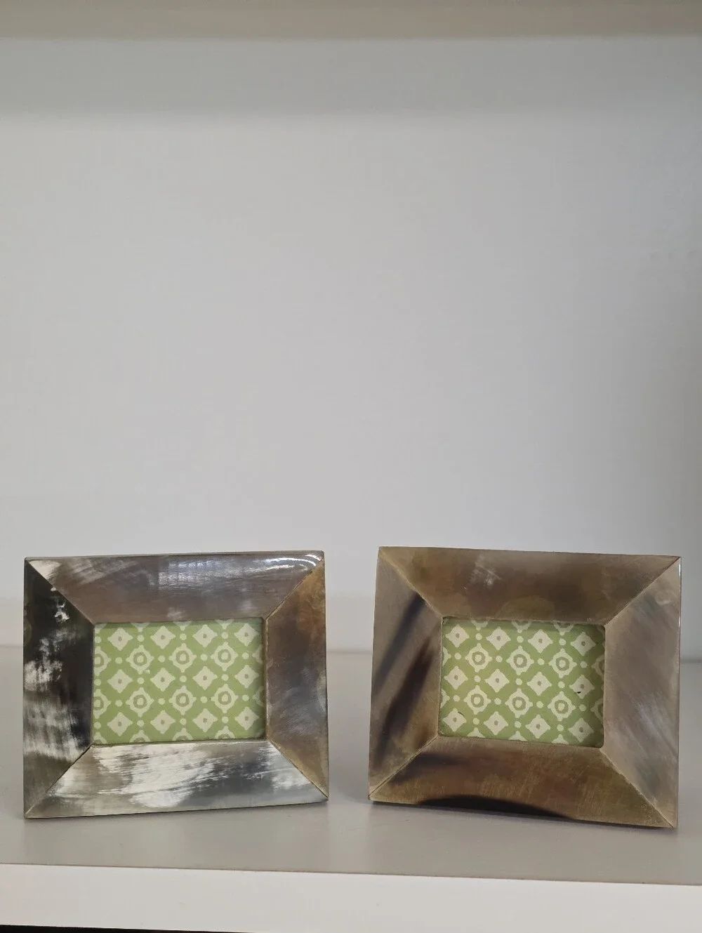 Anthropologie Water Buffalo Horn Mini Frames